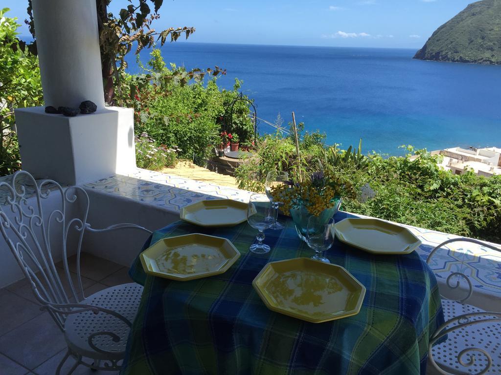 Villa Vista Mare Mela Lipari  Exteriér fotografie