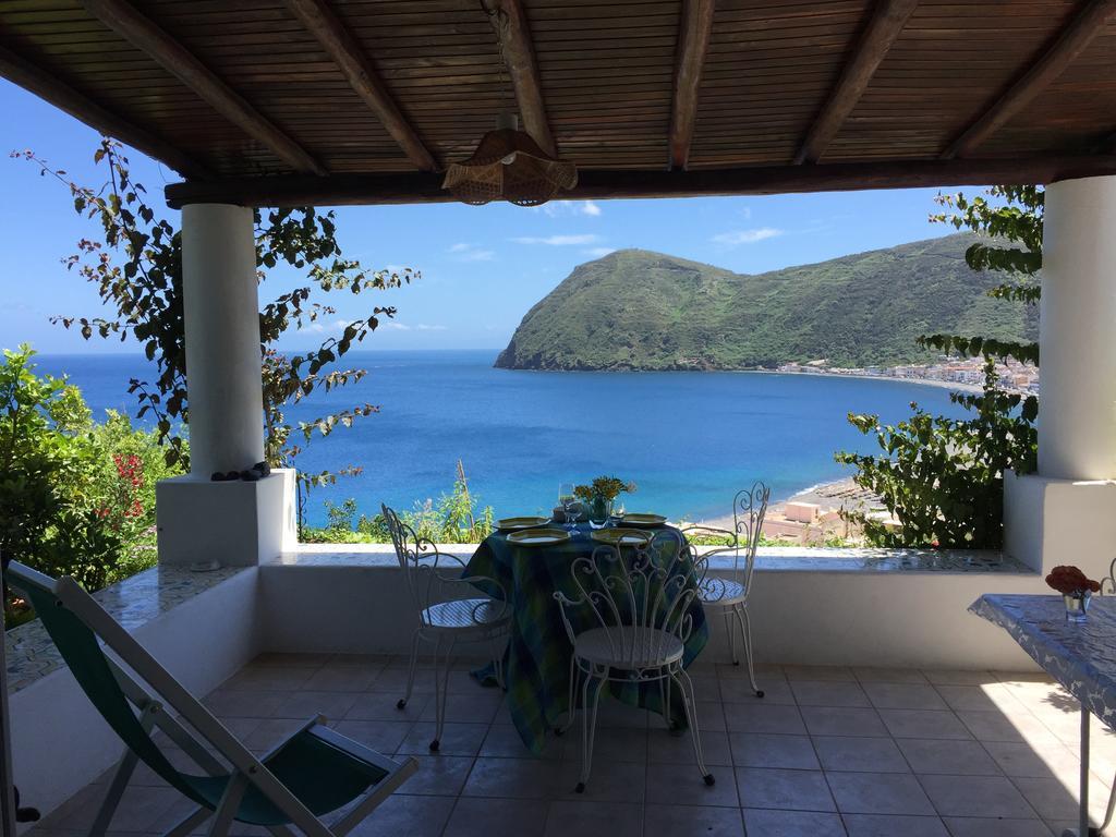 Villa Vista Mare Mela Lipari  Exteriér fotografie