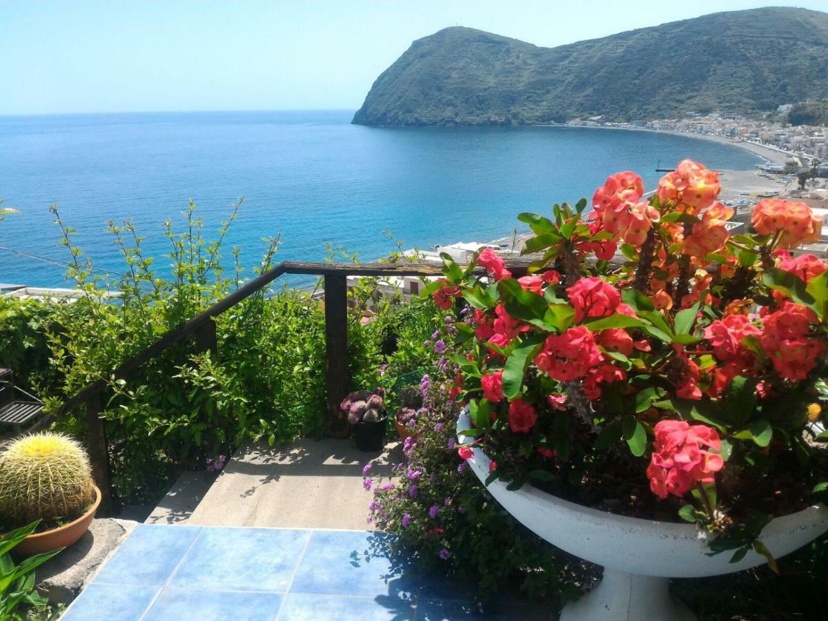 Villa Vista Mare Mela Lipari  Exteriér fotografie